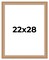 Weathered Yellow Picture Frame - UV Acrylic, Foam Board Backing, Hanging Hardware
